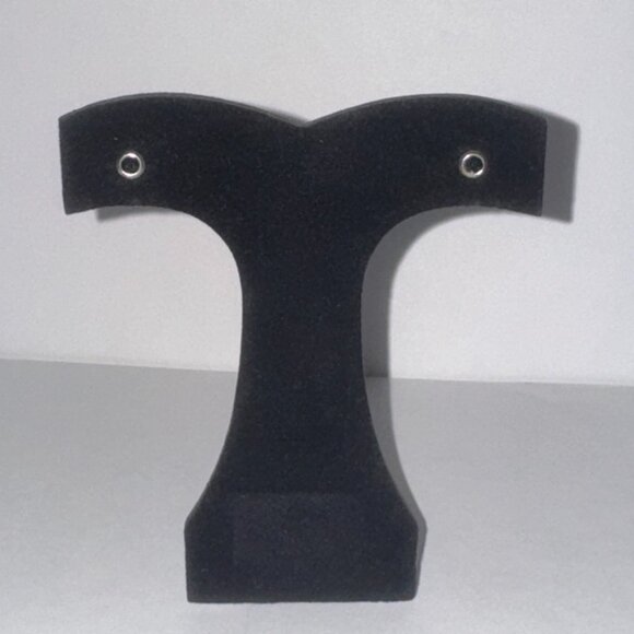 5 Mm Round Black Cz And Sterling Post Earrings - Picture 3 of 14